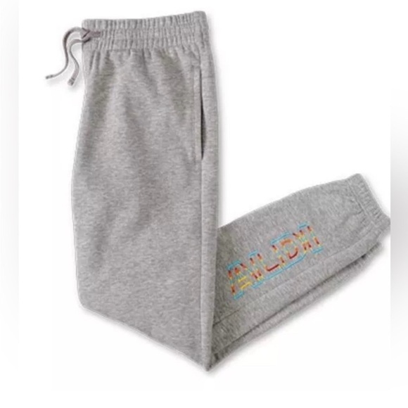 ALDI Gear 2024 Jogger Sweatpants Grey Embroidered Size M - Picture 2 of 10